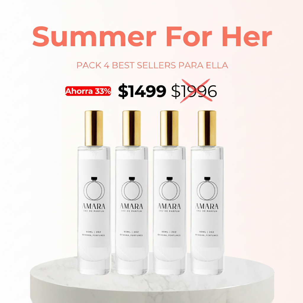 Summer For Her - Pack 4 perfumes perfectos para el verano
