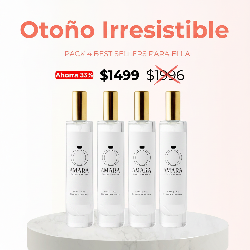 Otoño Irresistible - 4 perfumes exclusivos e irresistibles para el otoño