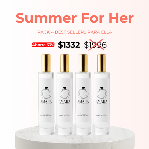Summer For Her - Pack 4 perfumes perfectos para el verano